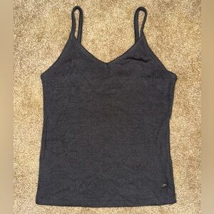 American Eagle Outfitters Cropped Charcoal Camisole